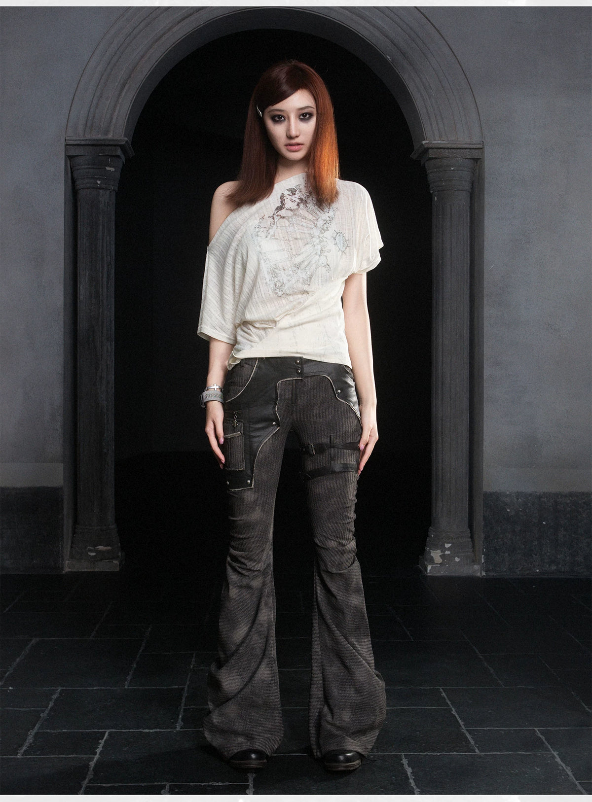 Low Waist Flare Denim Jeans