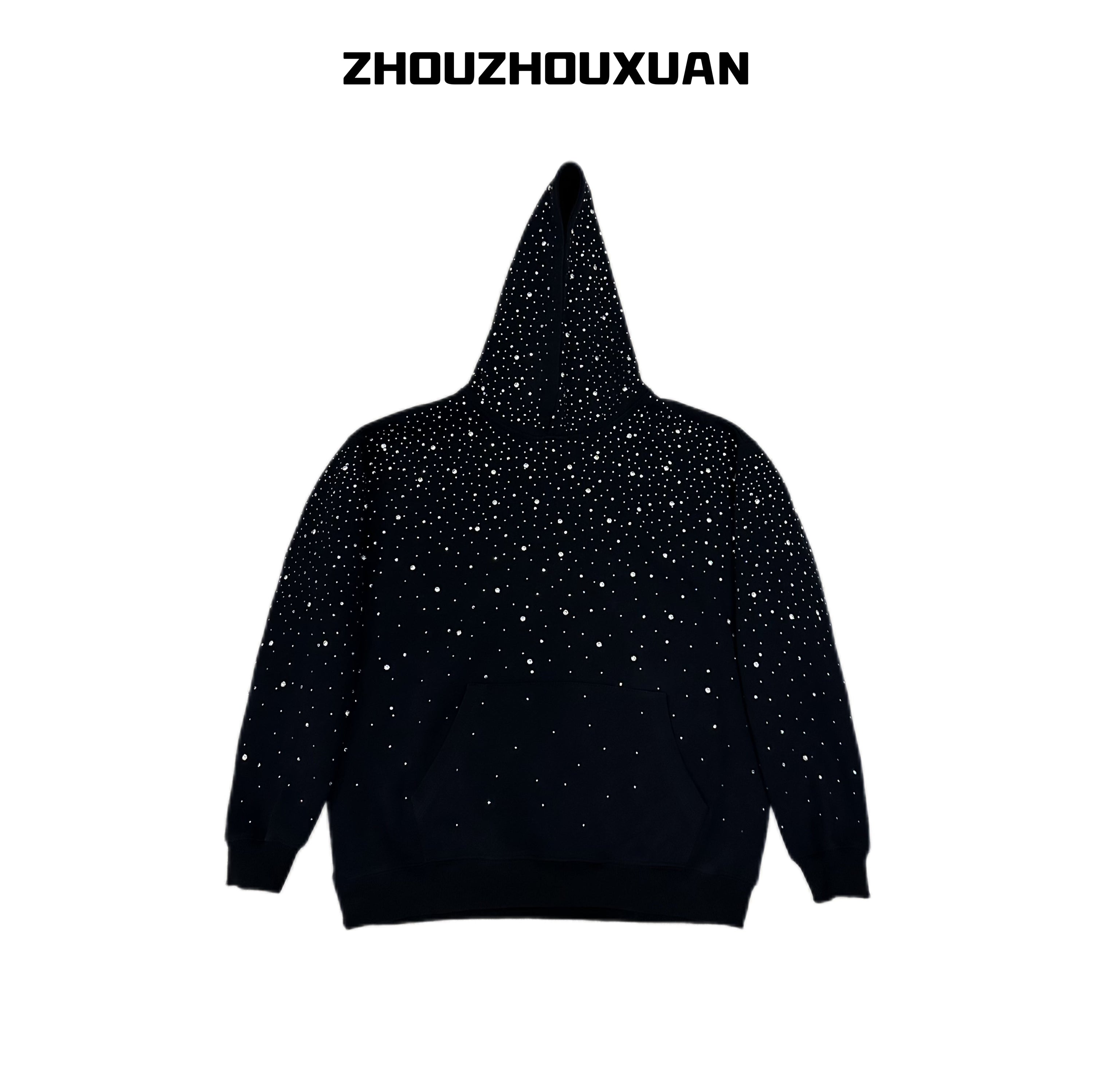 Rhinestone Starry Sky Hoodie & Long Sleeve Sweatshirt