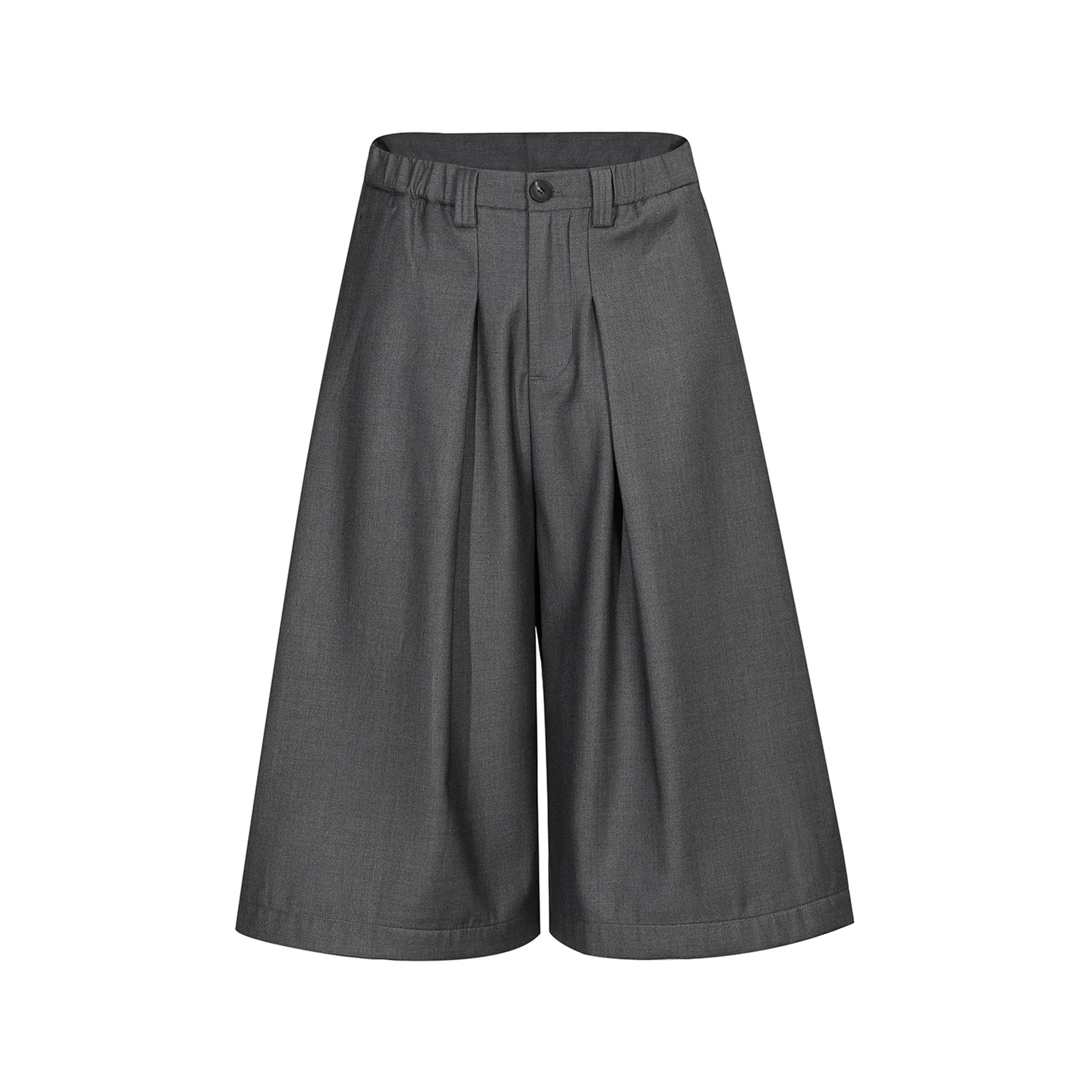 Pleated Wide-Leg Ruffian Jorts - MADXMARX