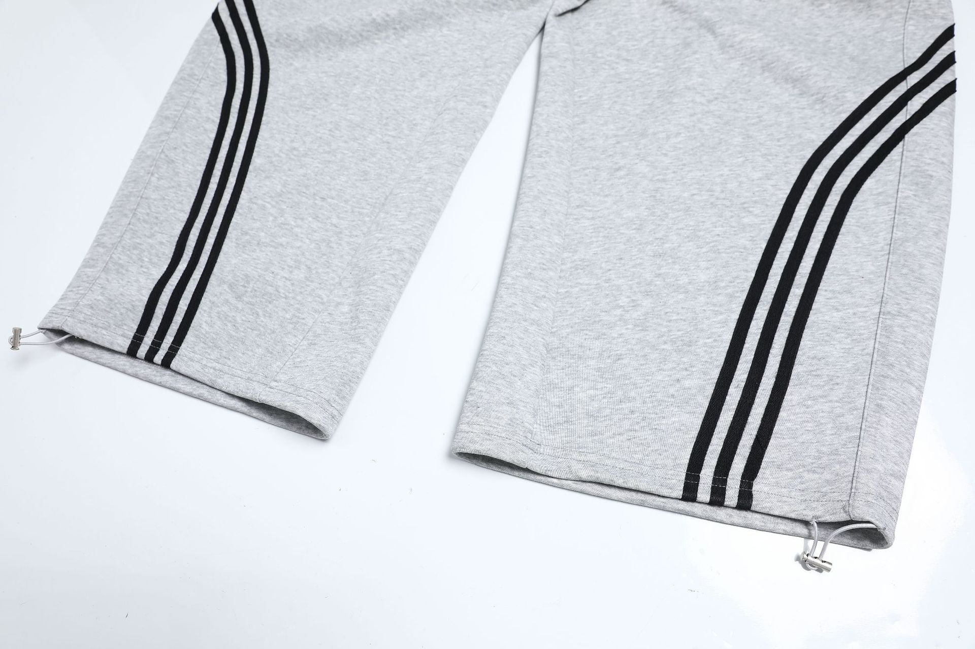 Deconstruction Curved Leg Wide Leg Sweatpants