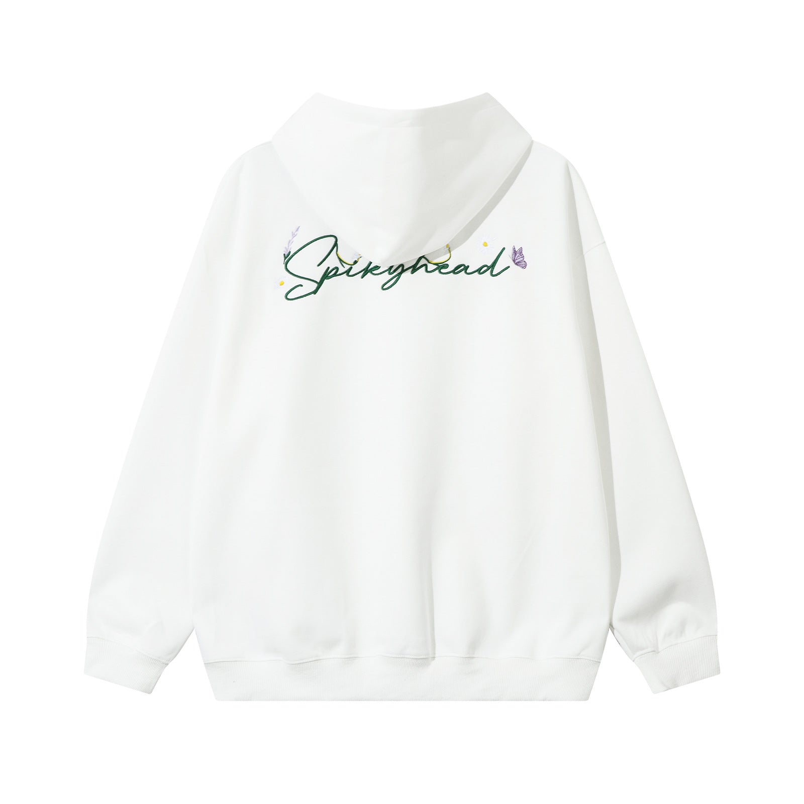 Floral Embroidery Oversize Hoodie