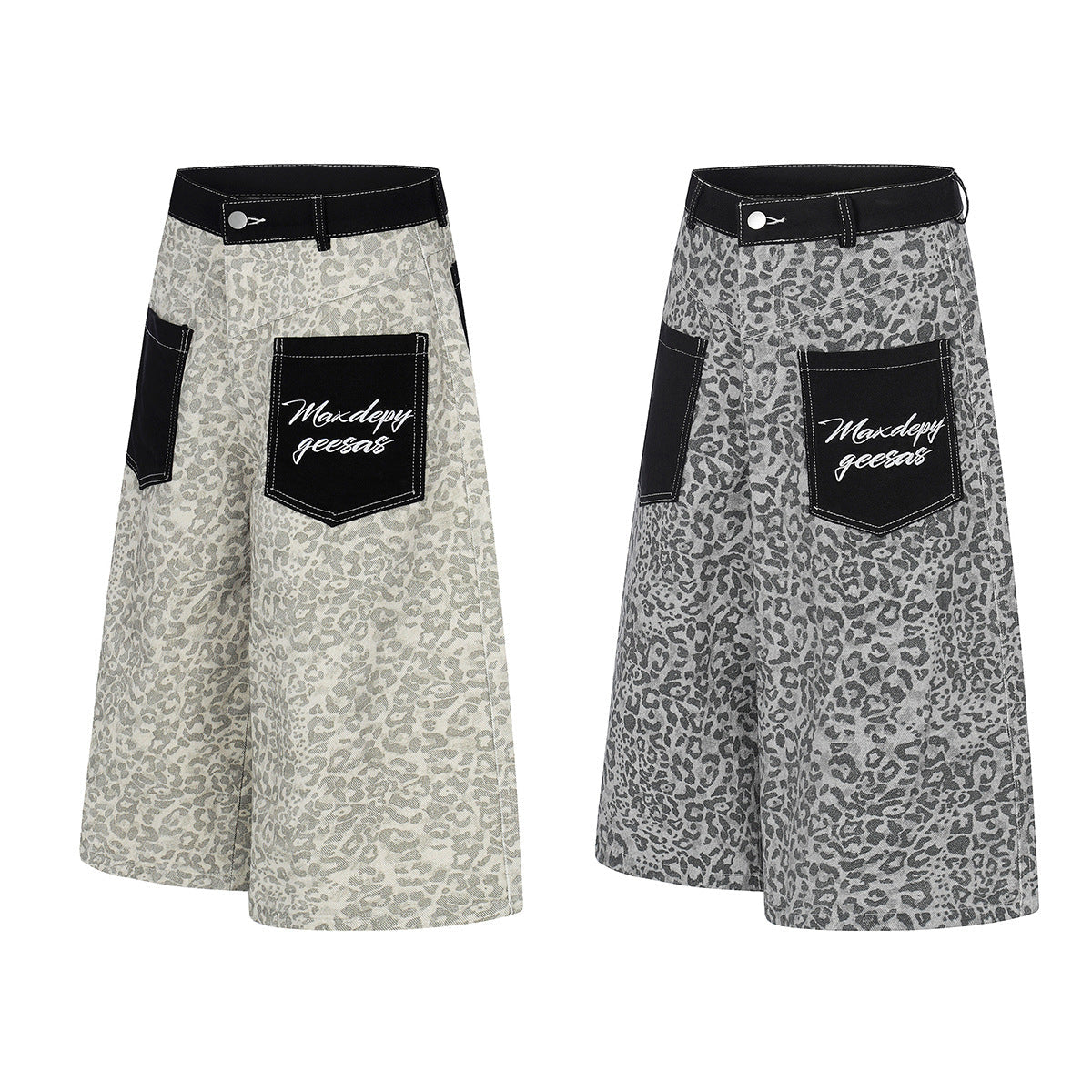 Leopard Pocket Jort
