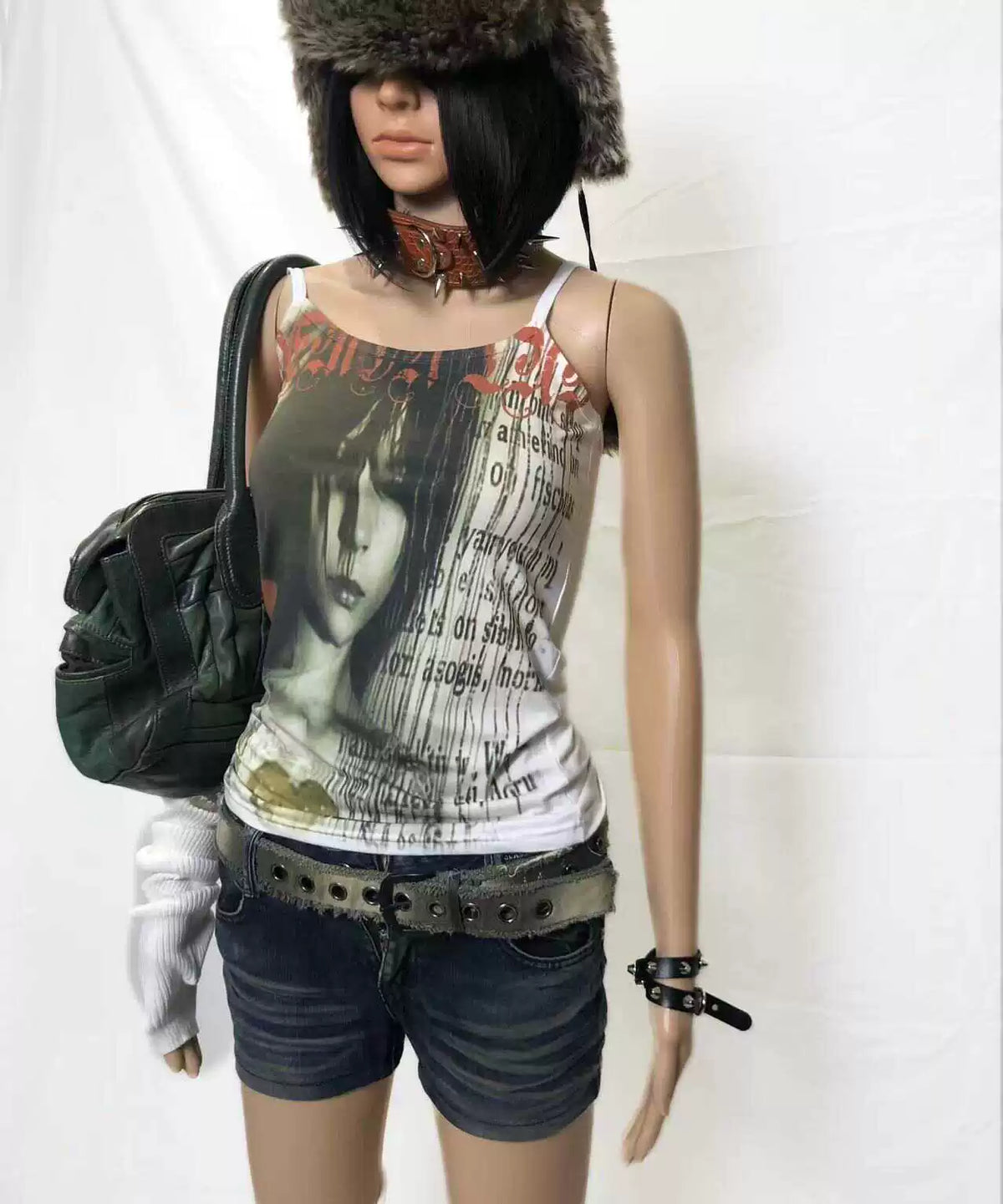 Graffiti Girl Print Camisole
