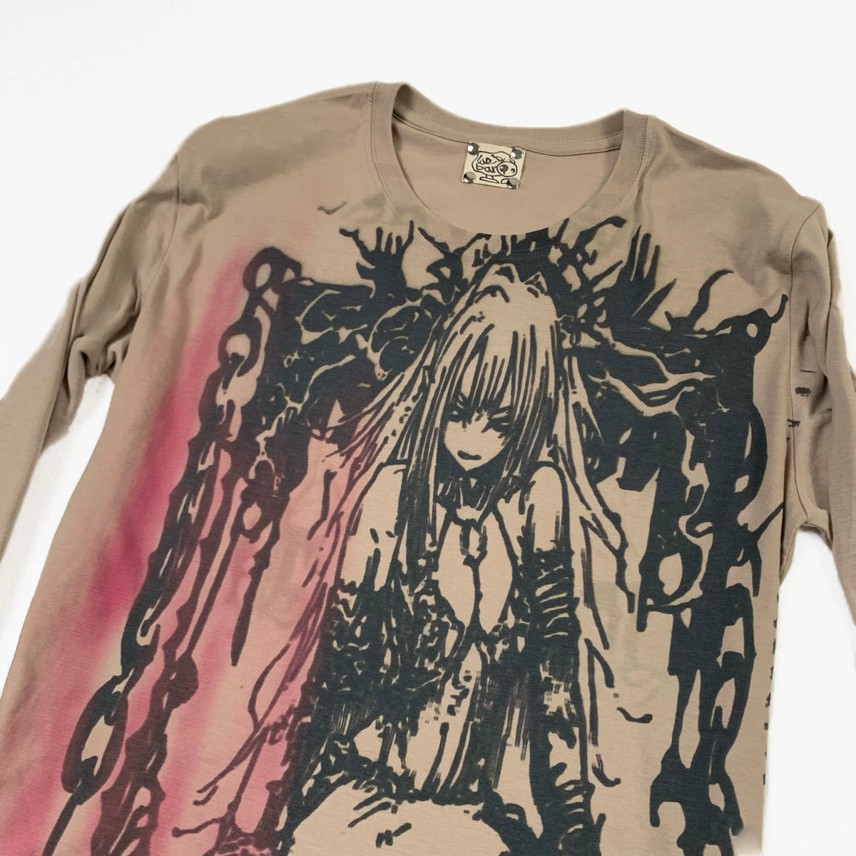 Graffiti Print Long Sleeve T-Shirt