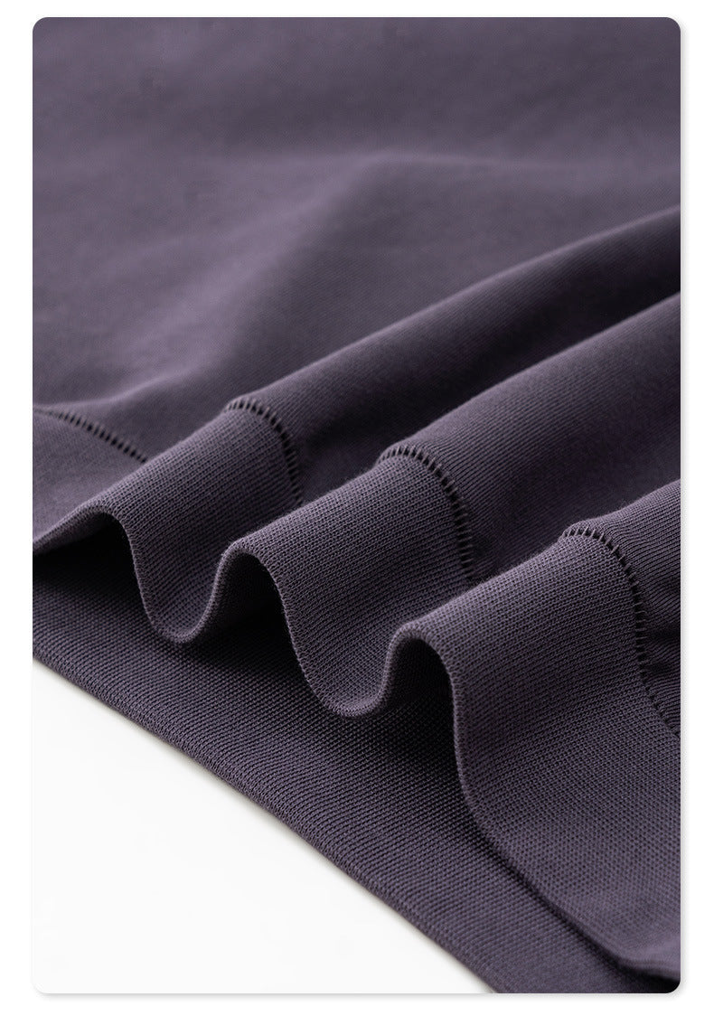 Oversize Heavyweight Basic Round Neck Sweatshirt