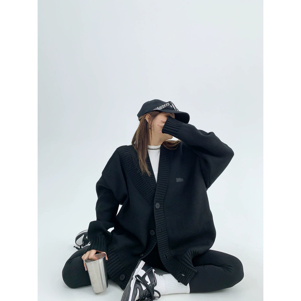 Oversized Heavyweight Knit Cardigan