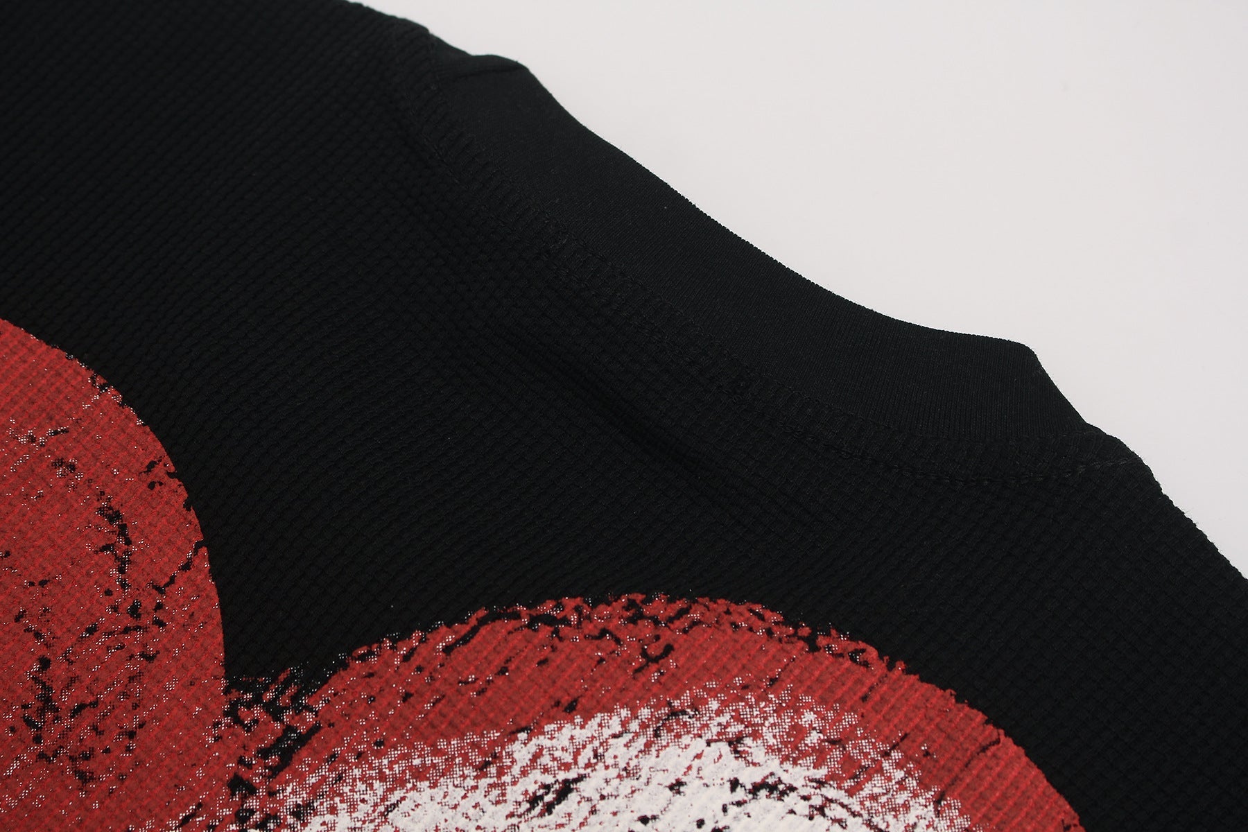 Waffle Graffiti Oversize Short Sleeve T-Shirt