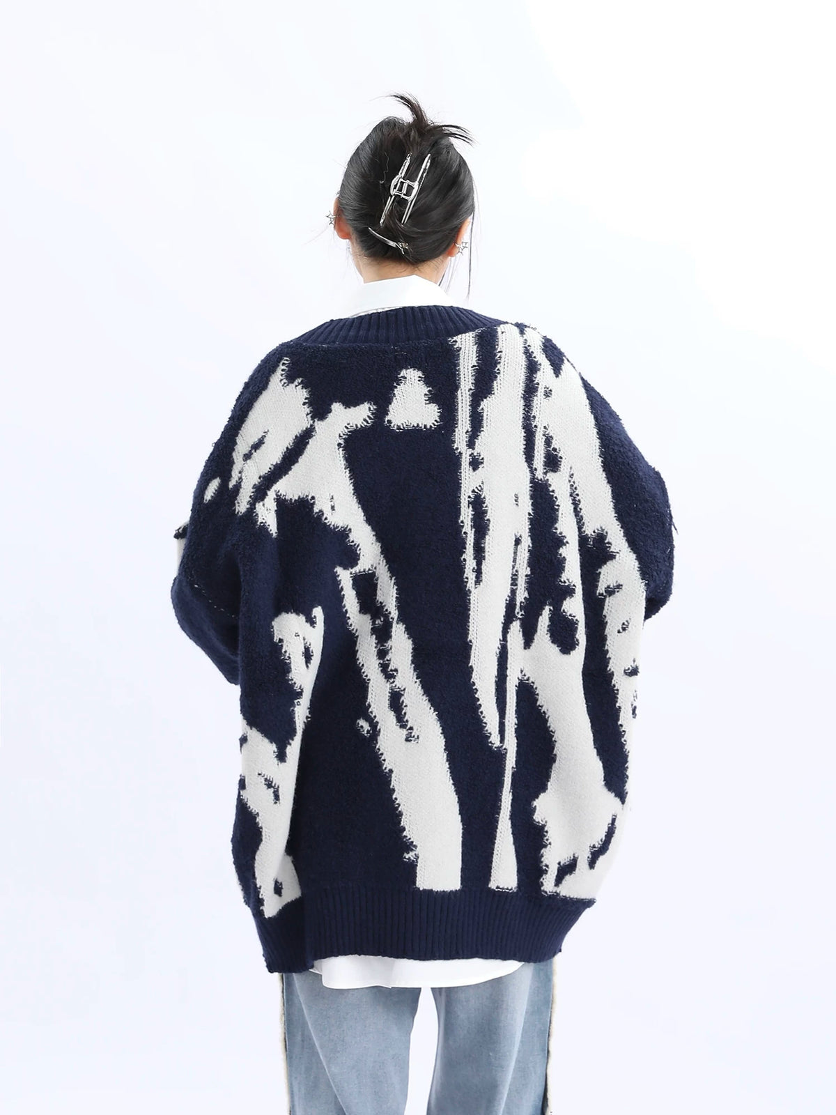 Oversized Knit Cardigan