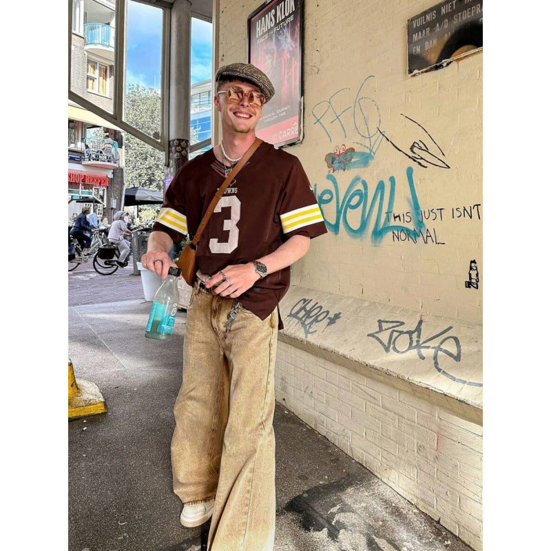 Denim Straight Loose Street Style Jeans