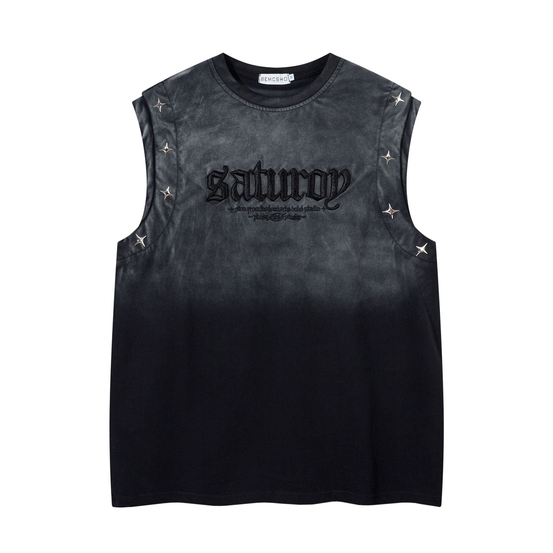 Gradient Star Studs Tank Top