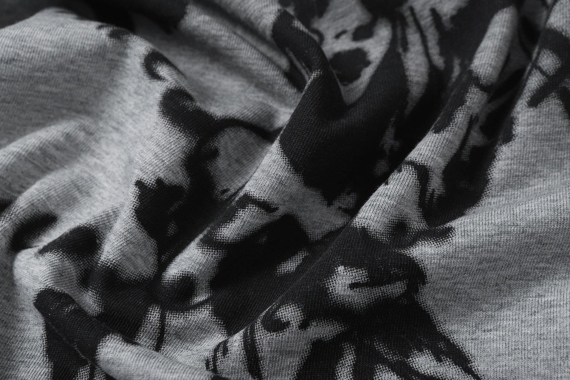 Washed Graphic Art Print Short Sleeve T-Shirt