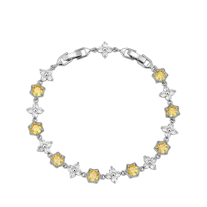Snowflake Zircon Bracelet