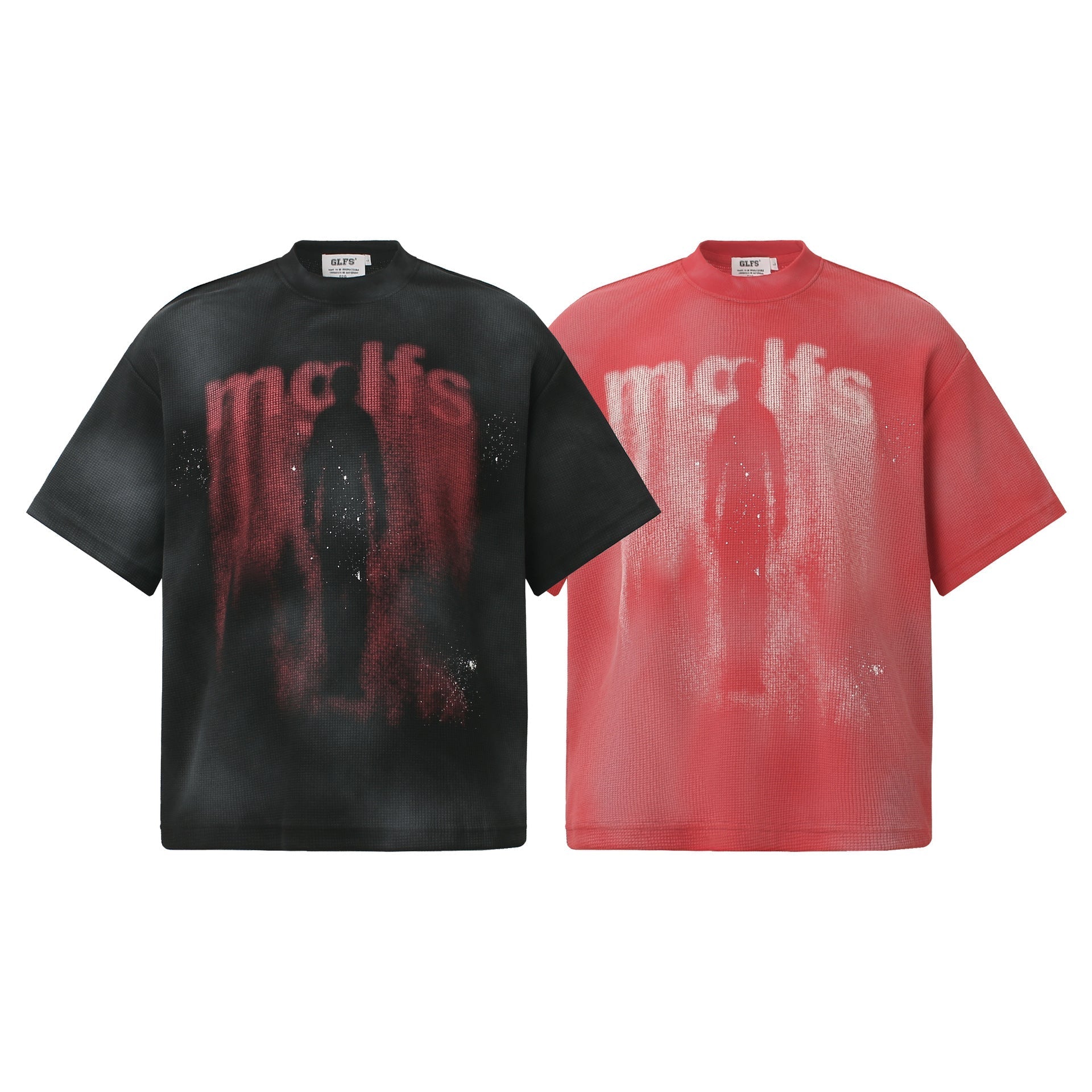 Waffle Shadow Art Print Short Sleeve T-Shirt