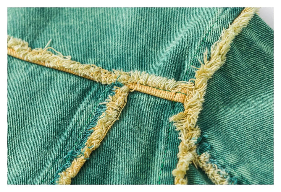Overdyed Loose Denim Jacket