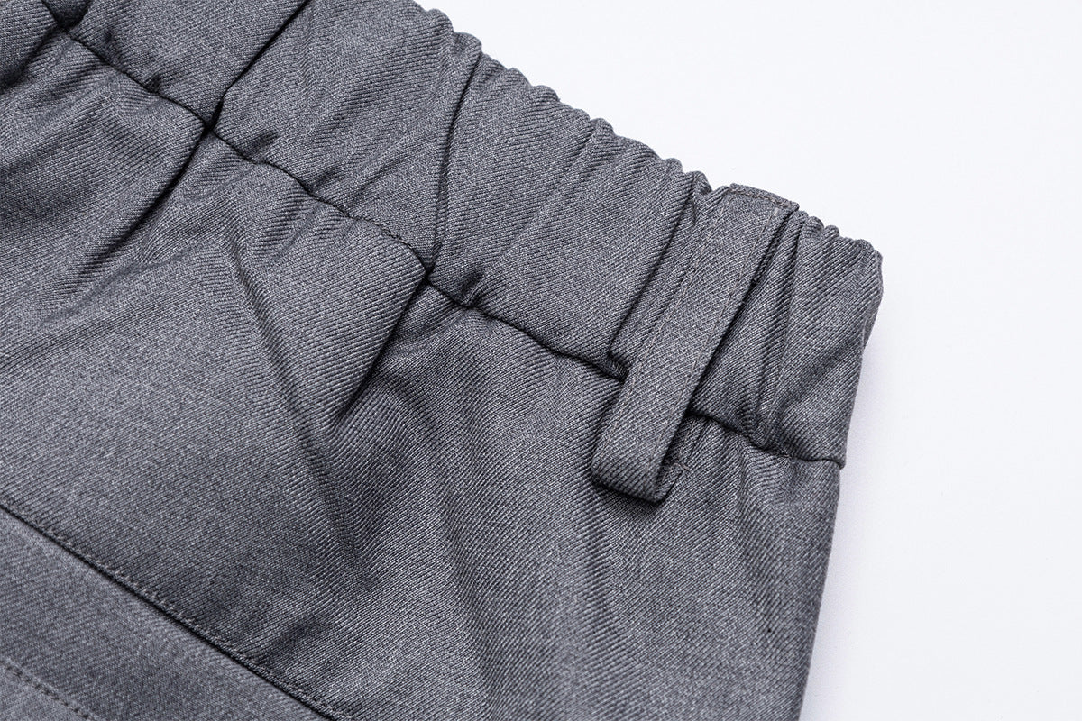 Pleats Wide Leg Jort