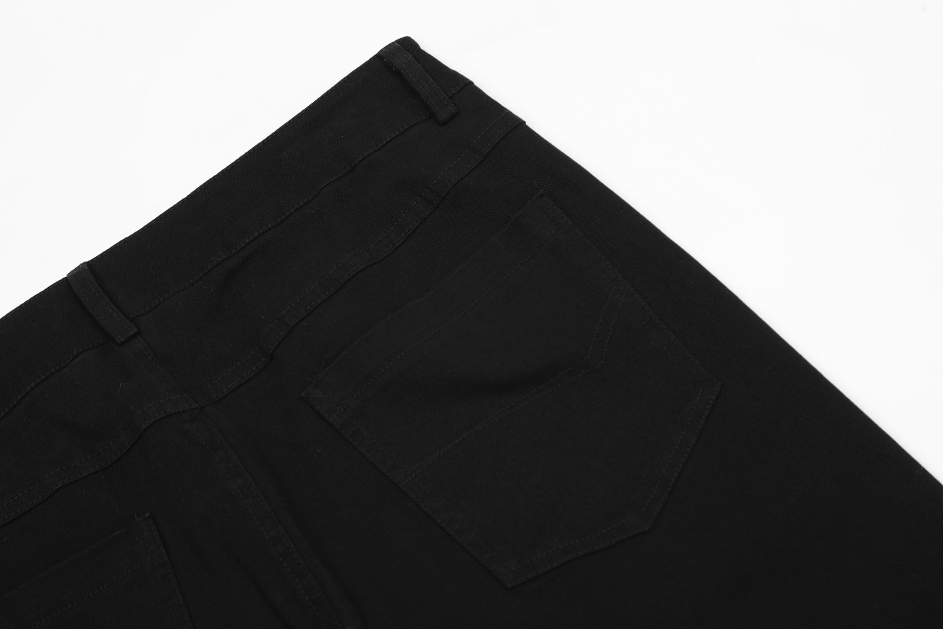 High-Rise Slim Flare Stretch Trousers