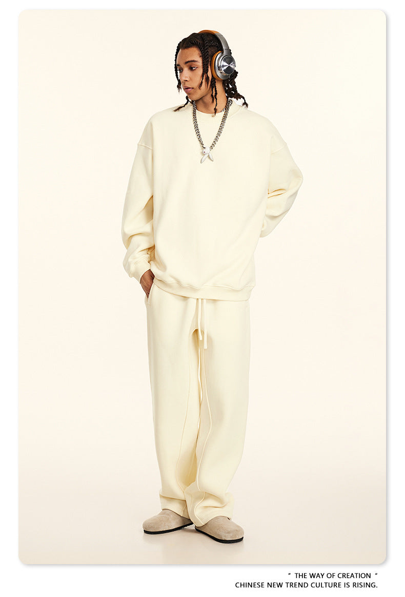 Fleece Lining Oversize Sweatshirt