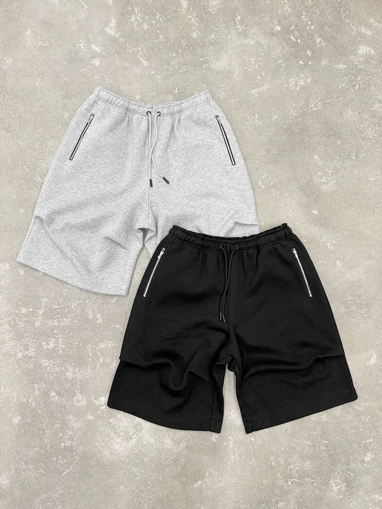 Zipper Design Air Layer Short