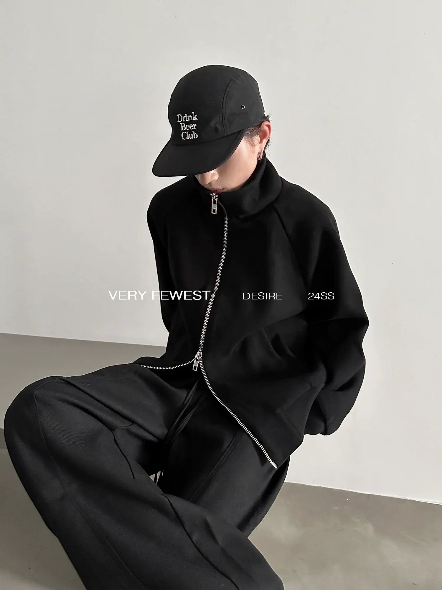 Veste à double fermeture éclair, poids lourd, modèle de base