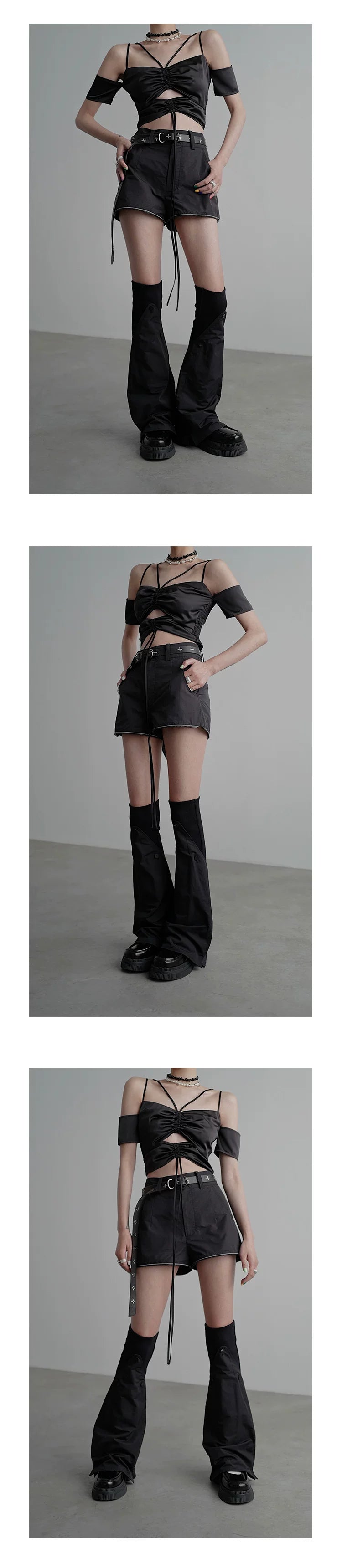 Short de sport et manchons de compression