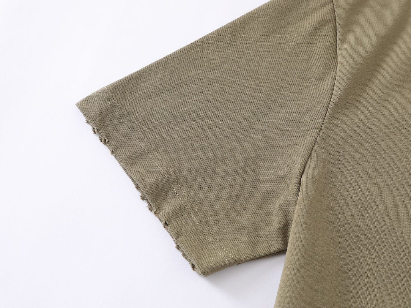 Heavyweight Washed Damage Short Sleeve T-Shirt