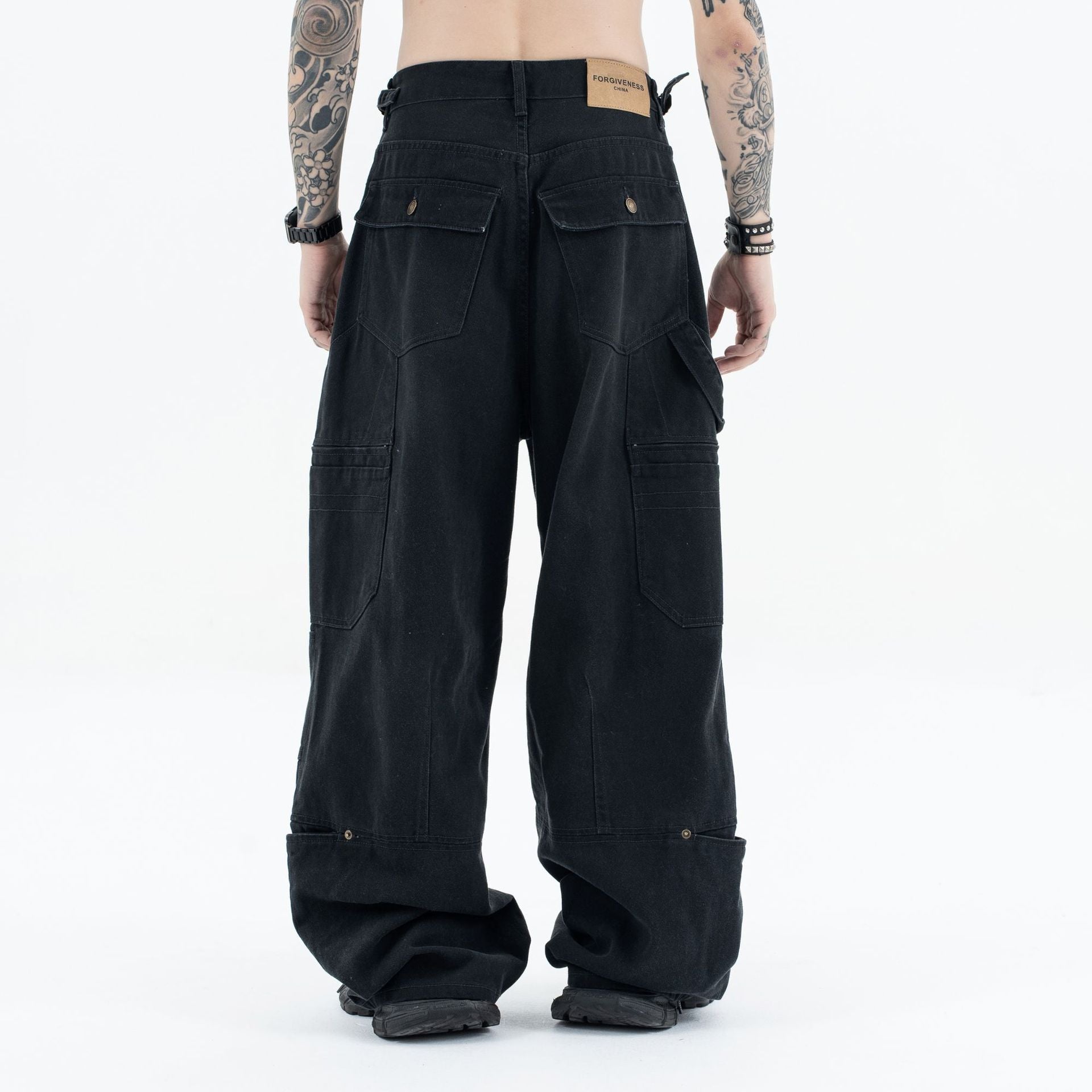 Vintage Loose Cargo Jeans