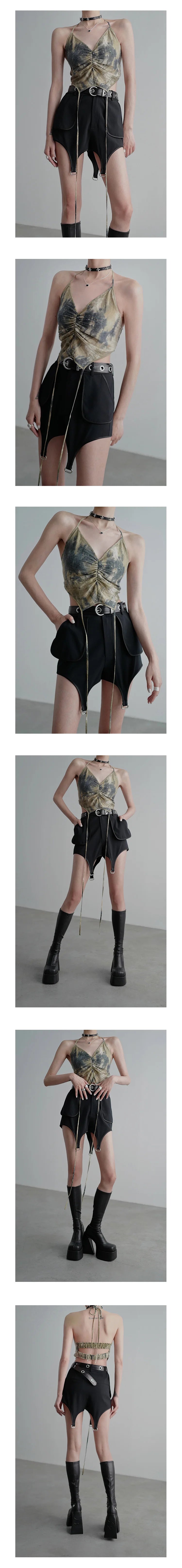 Print Reversible Two-Wear Small Camisole