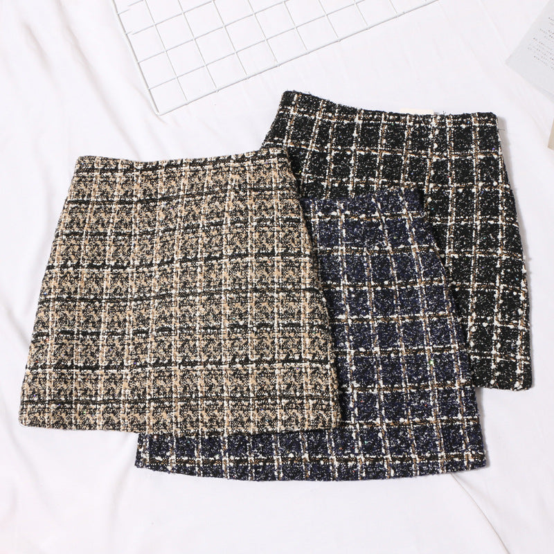 Minigonna in tweed