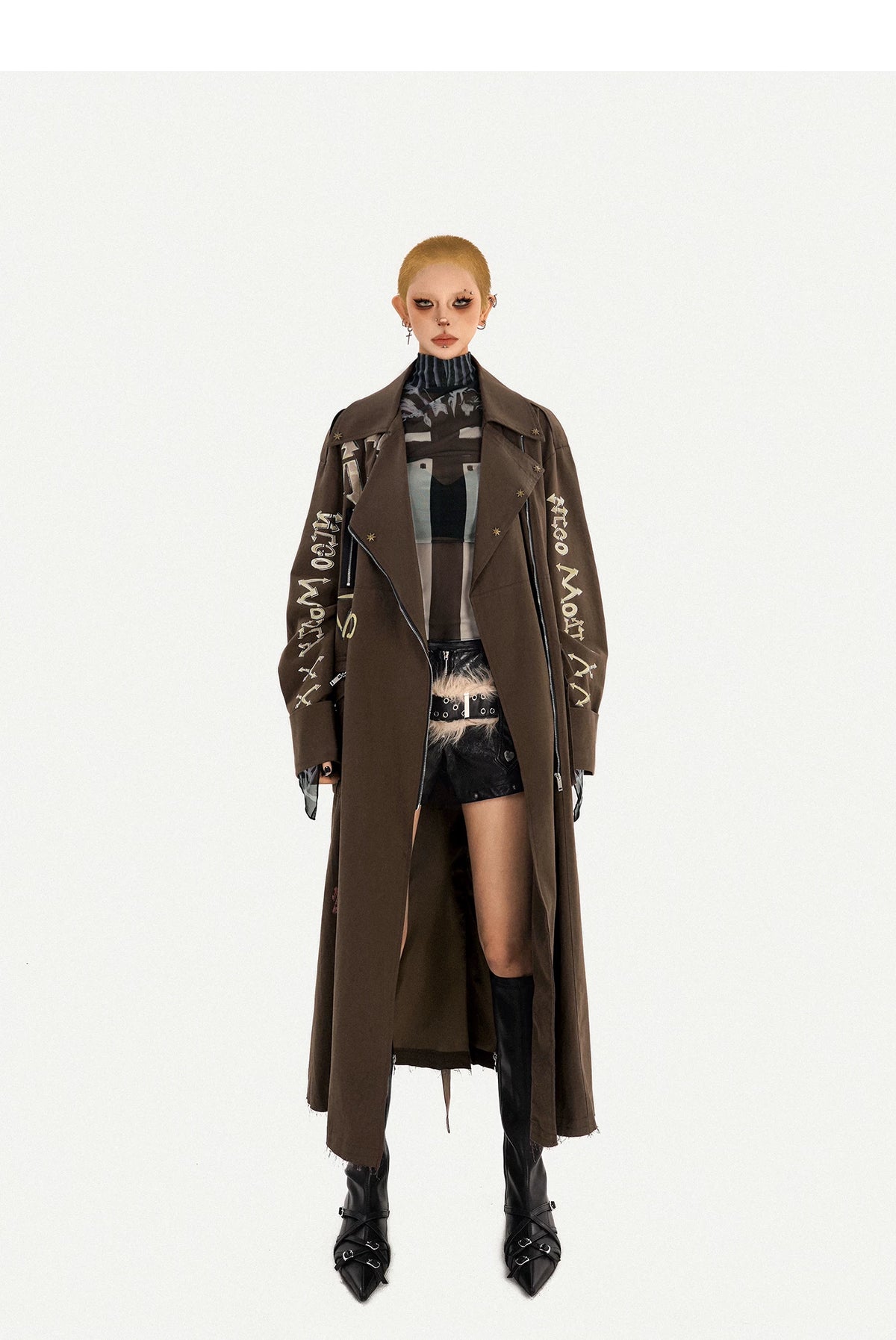 Tailored Lapel Oversize Long Coat