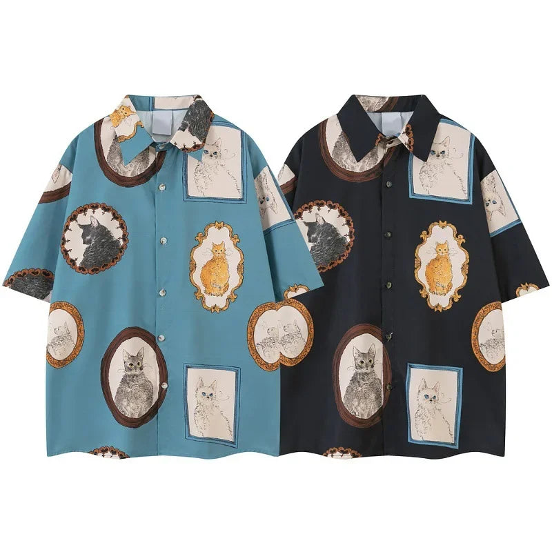 Retro Cats Portraits Shirt