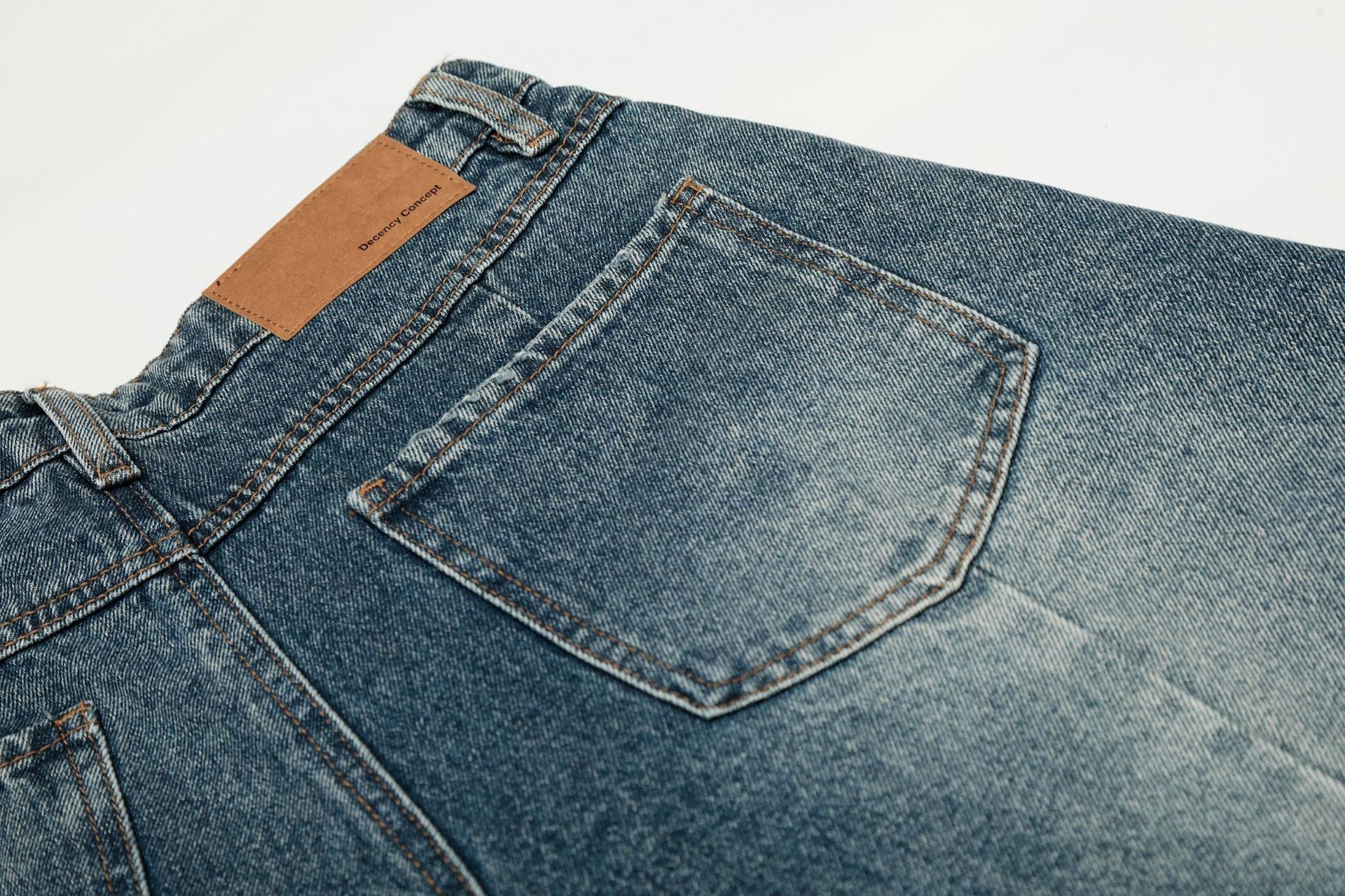 Washed Barrel Wide Leg Denim Jeans