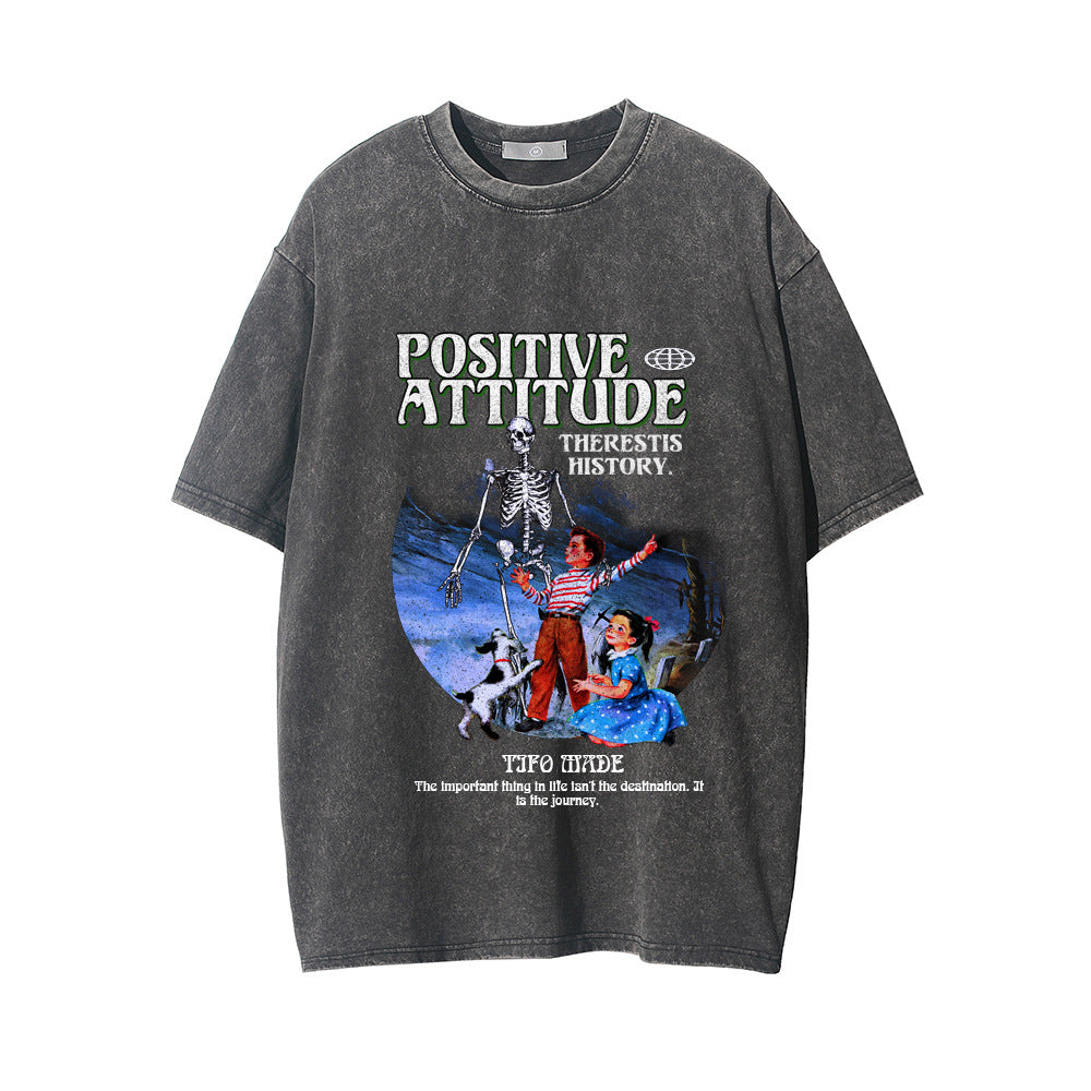 Skull Character Printed T-Shirt