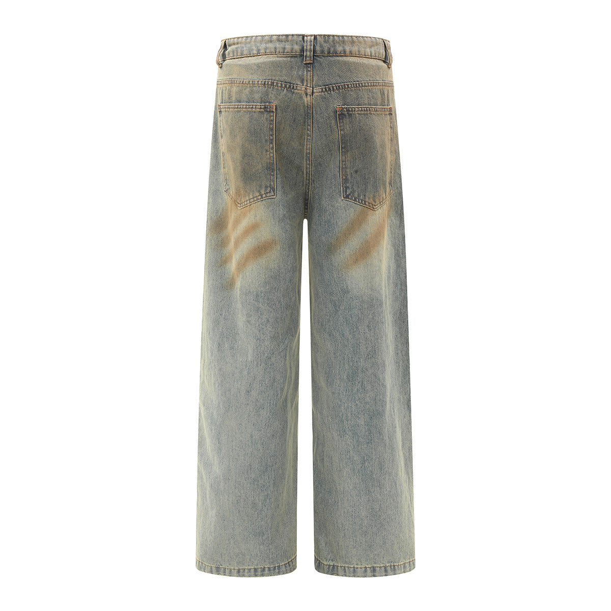 Wash Straight Denim Jeans