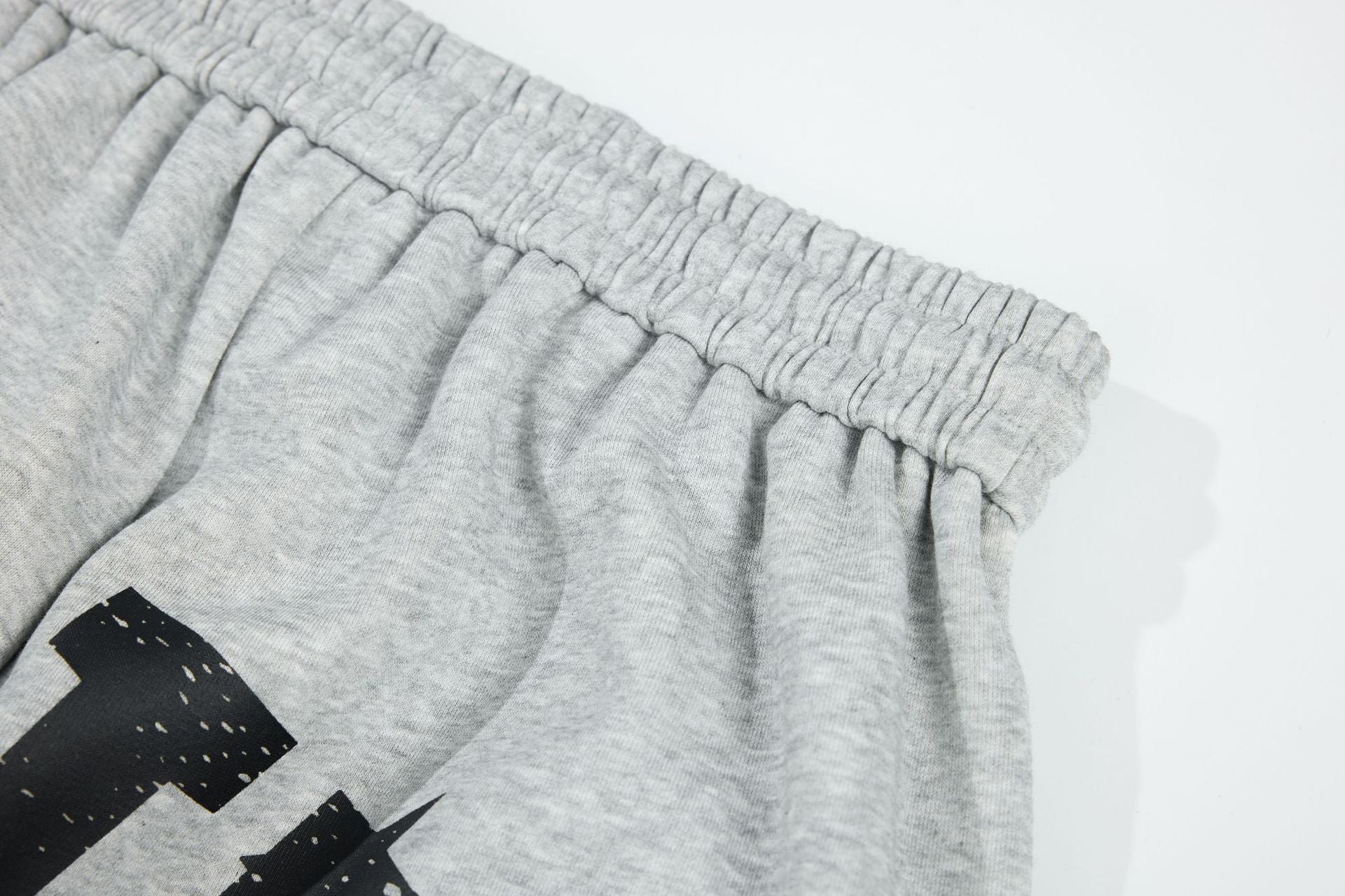 Letter Graphic Wide Leg Sweatpants