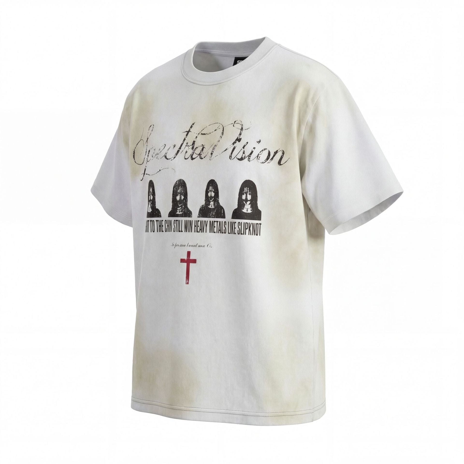 Washed Graphic Print Short Sleeve T-Shirt