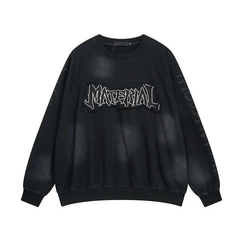 Logo Patch Oversize Sweatshirt