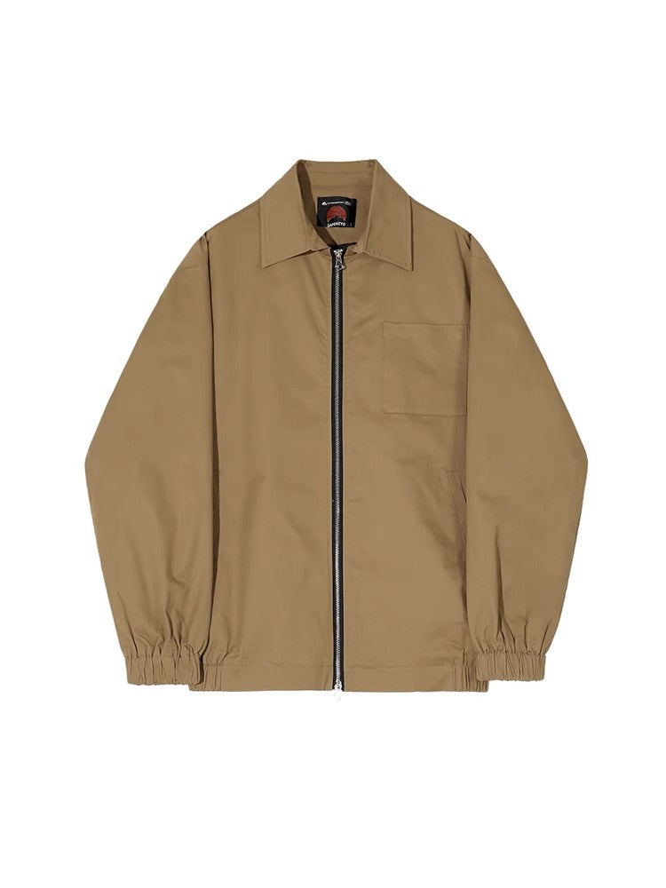Lapel Zipper Jacket