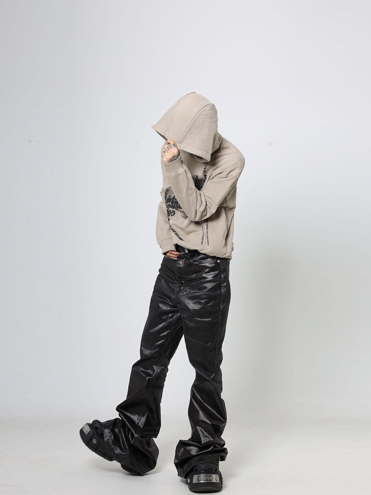 Oversize Pullover Print Hoodie