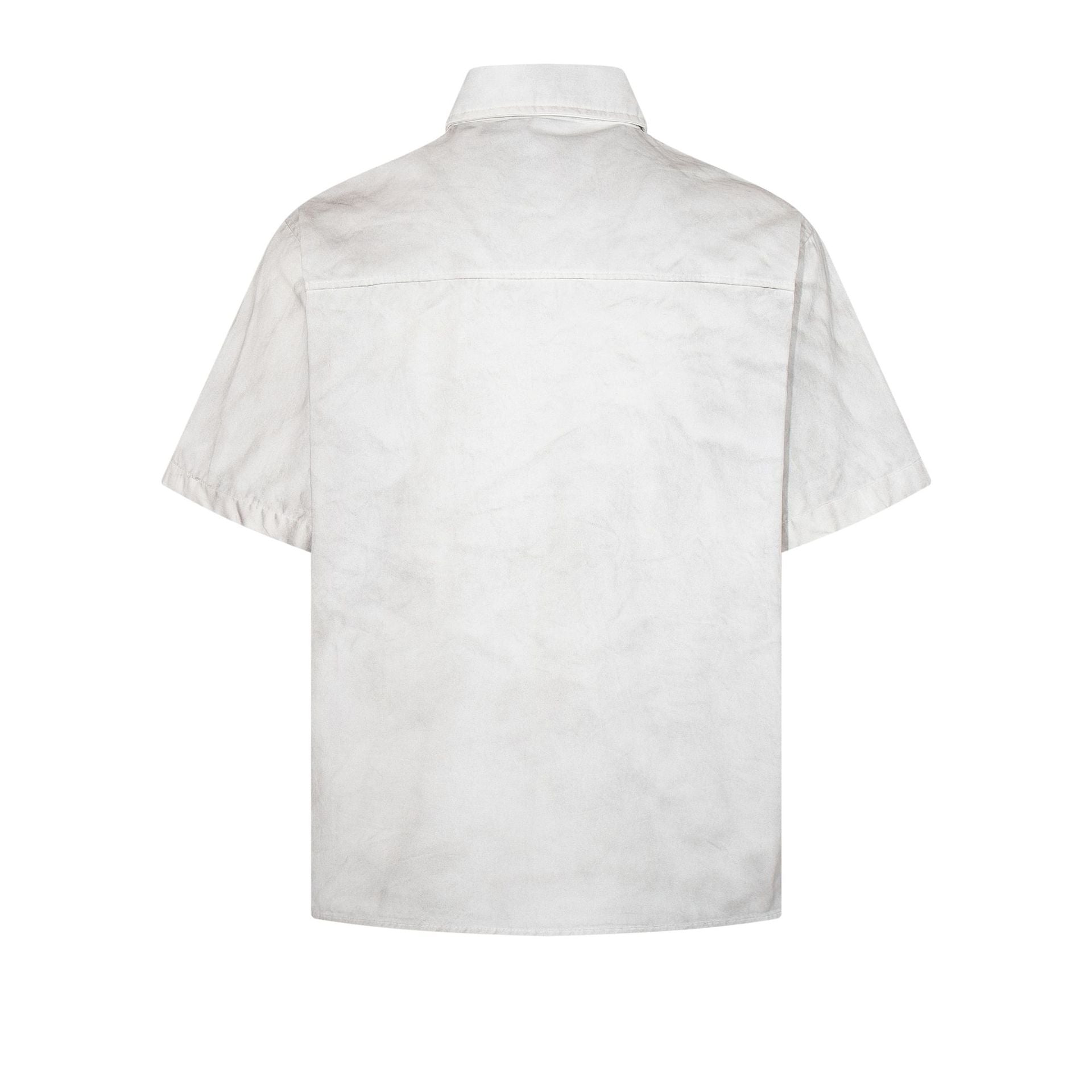 Washed Graphic Print Short Sleeve Shirt