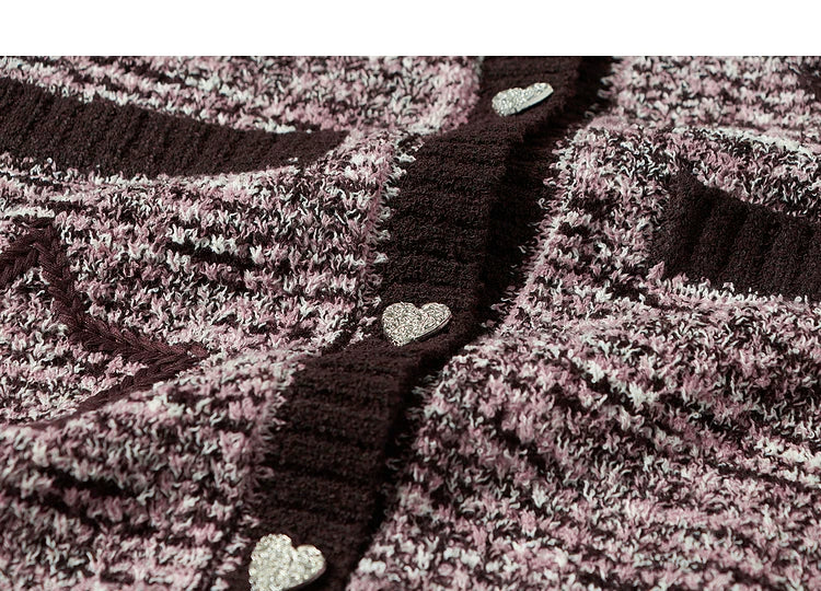 Cropped Knit Cardigan