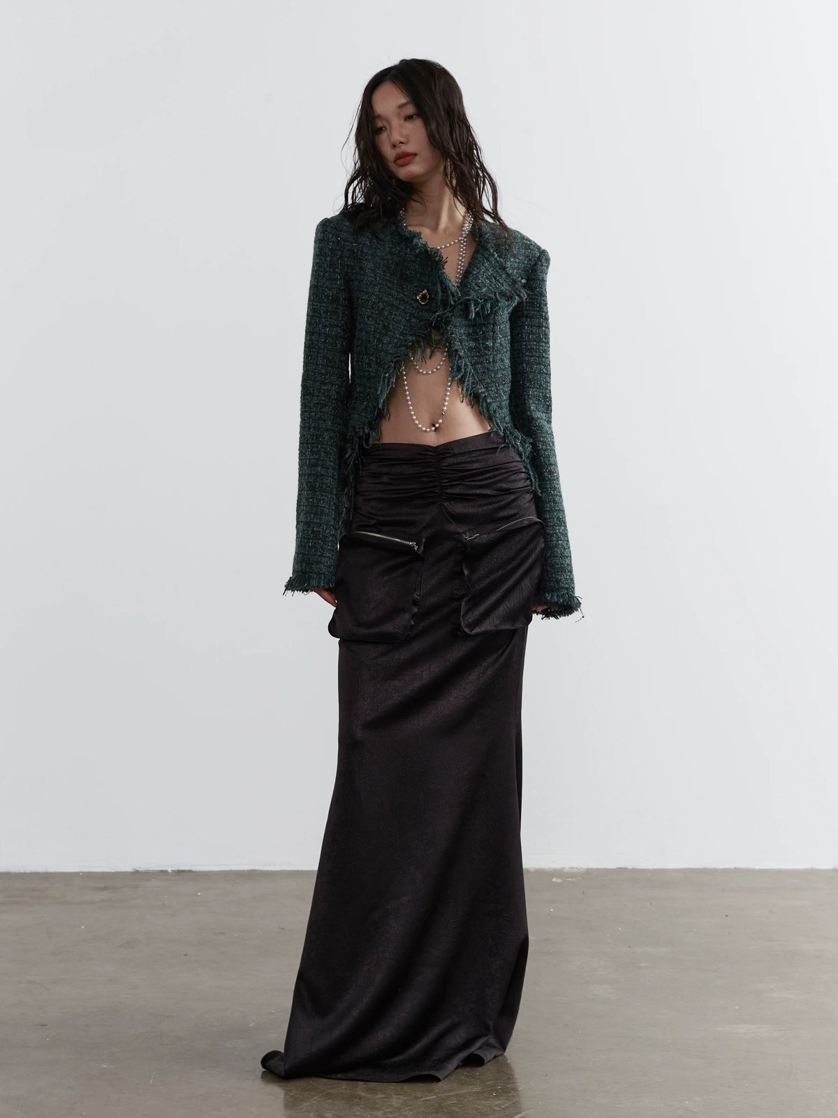 Hairy Damage Knit Jacket