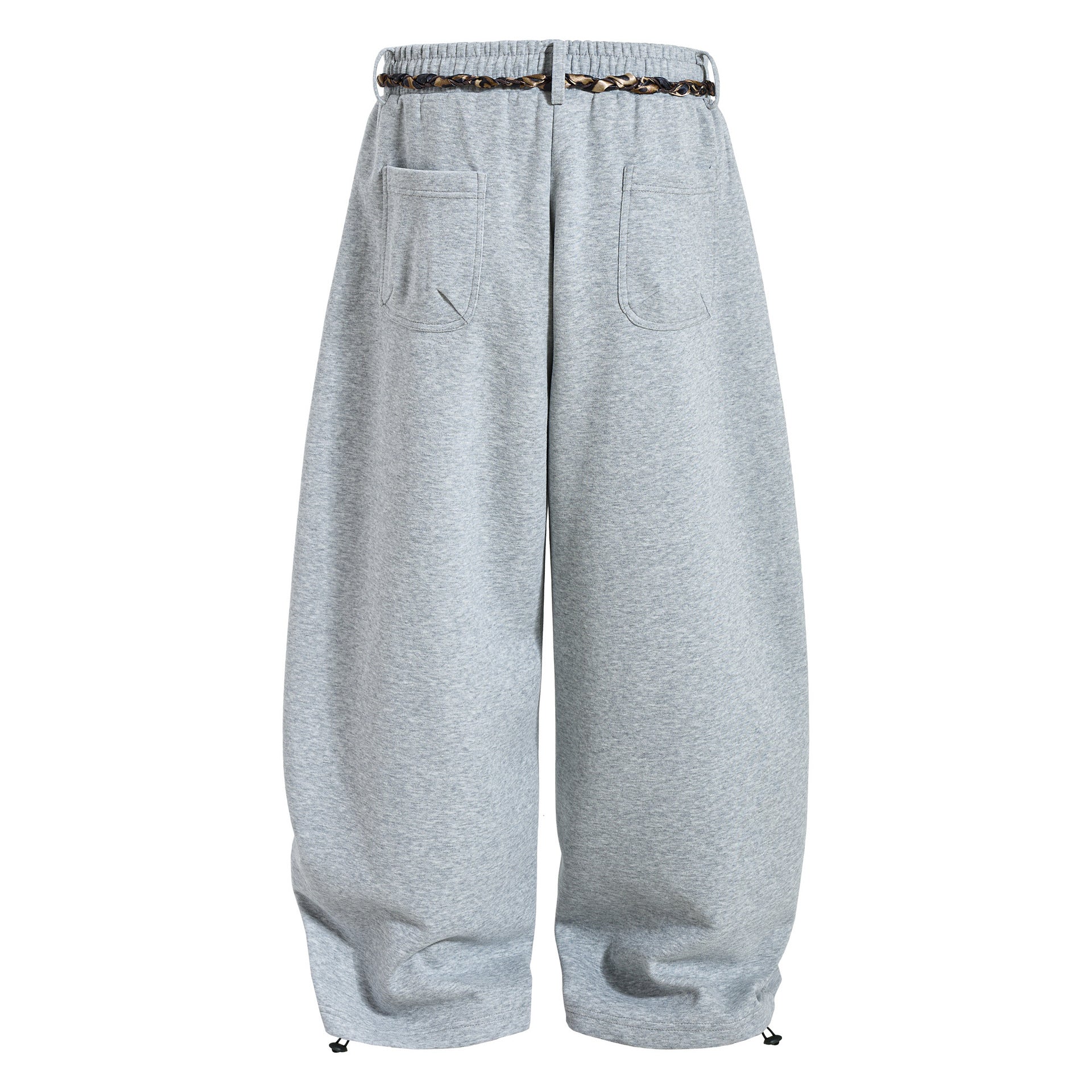 Sporty Curved Wide Leg Pants