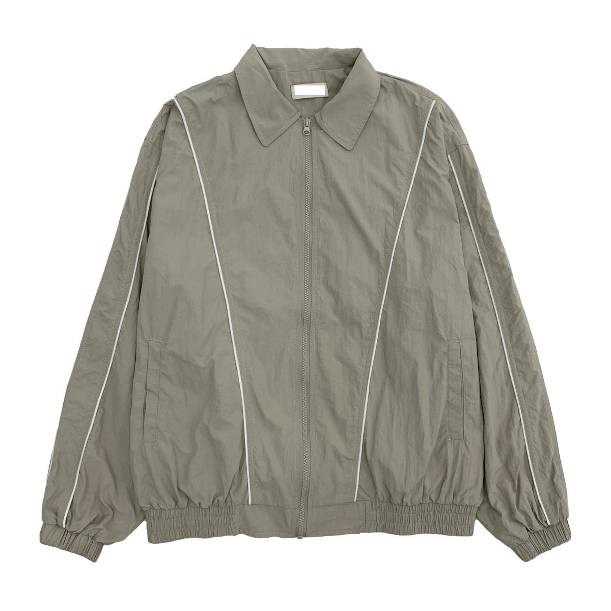 Line Detail Lightweight Quick-Dry Oversize Jacket & Wide Leg Pants Setup