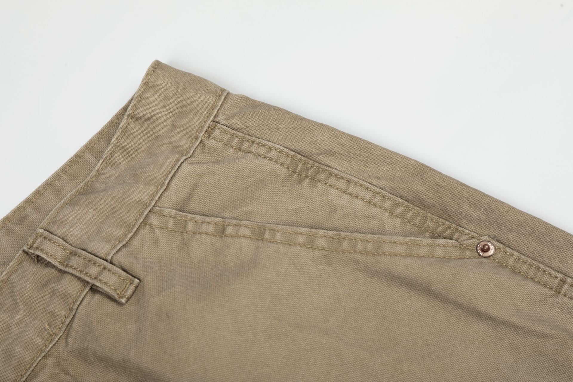 Damage Patchwork Wide Leg Cargo Pants