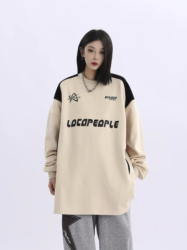 Oversized Round-Neck Sweatshirt