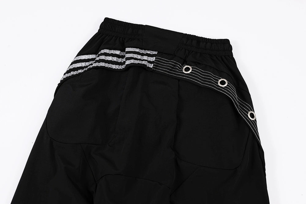 Belted Loose Flare Sweatpants
