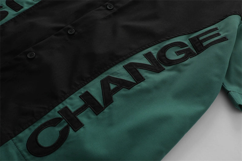 Refuse Change Embroidery Shirt