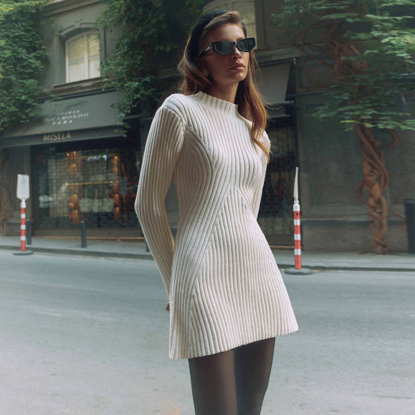 Long Sleeve Tight Knit Dress