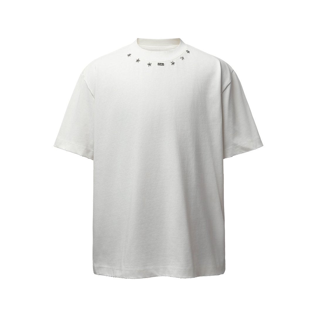 Heavyweight Metal Detail Short Sleeve T-Shirt