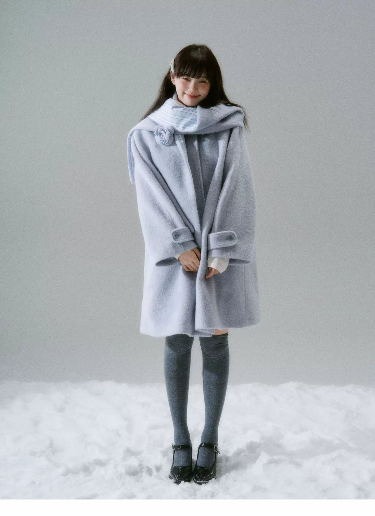 Flower Accent Coat
